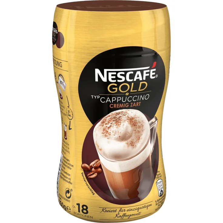 Nescafe Gold Typ Cappuccino cremiger und zarter Geschmack 250g