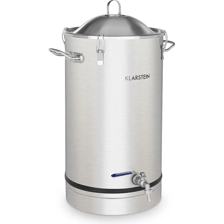 Maischfest Fermentierkessel 30 Liter Gärröhrchen 304-Edelstahl 30 Ltr – Bild 3