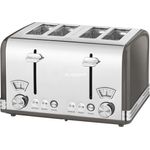ProfiCook Vintage PC-TA 1194 Toaster, grau-silber