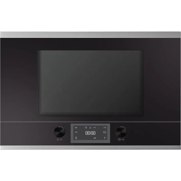 Küppersbusch ML 6330.0 S1 K-Series. 3 Mikrowelle mit Grill, Einbaugerät, 22 Liter Garraum, 850 Watt, schwarz-edelstahl