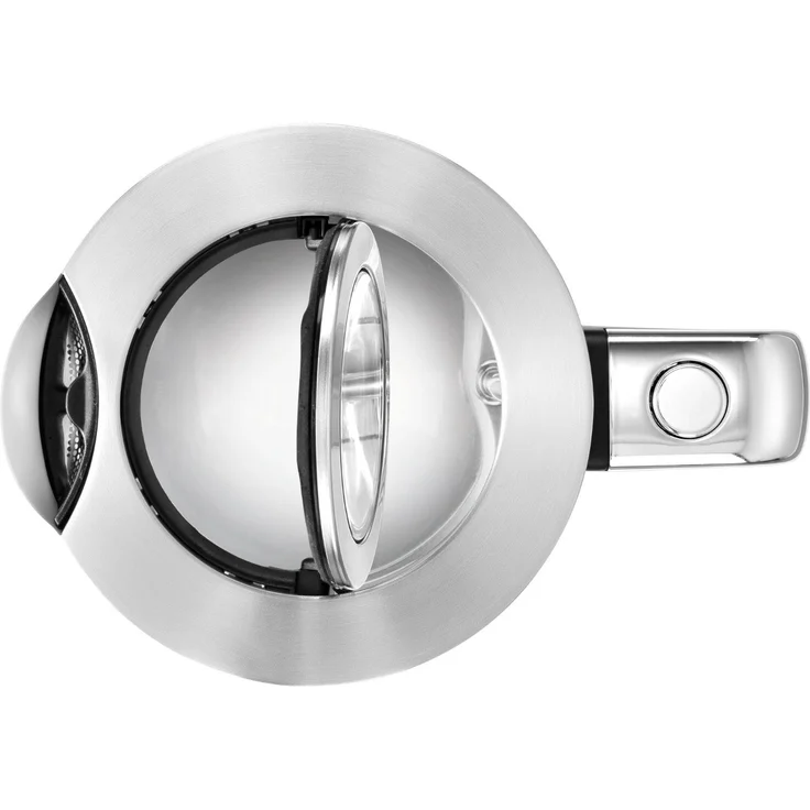 WMF Lono Wasserkocher Glas (3000 W, 1,7l, Schott Duran Glas, Kalk-Wasserfilter) cromargan matt-silber – Bild 3