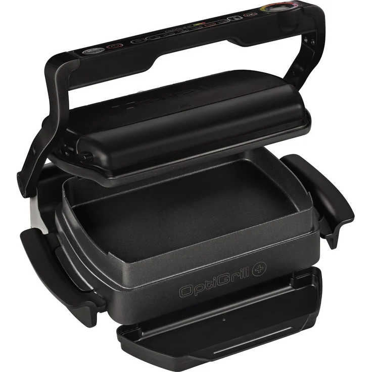 Tefal GC7148 OptiGrill+ Kontakgrill Snacking & Baking, 2000W, 6 voreingestellte Programme, schwarz – Bild 4