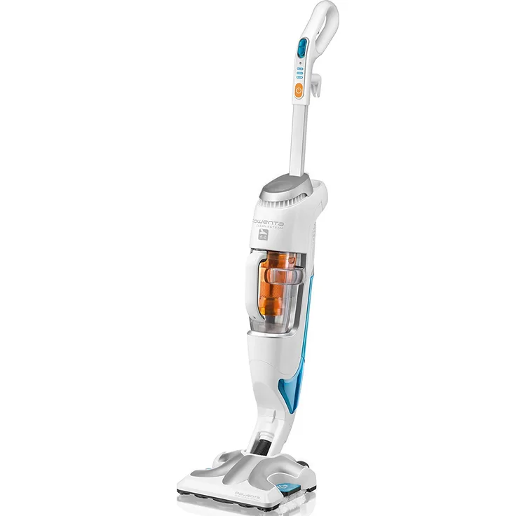 Rowenta RY7557WH 2-in-1 Steam & Clean Staubsauger und Dampfreiniger (1700 Watt, bis zu 25 g-Min. Dampfleistung, 0,7 l Wassertankkapazität) Weiß