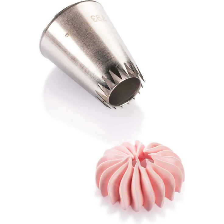 Silikomart 43.456.99.0001 Spritztülle, Tube 2, Edelstahl