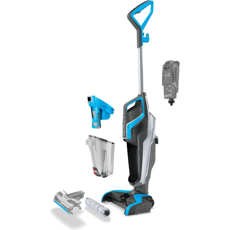 Bissell 17132 CrossWave Nass- und Trockenreiniger, 560 Watt, saugt, 3in1 Mehrflächenreiniger wischt & trocknet, blau – Bild 4