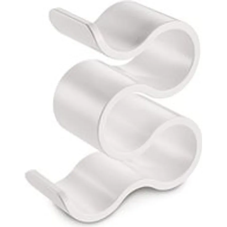koziol Flaschenregal Boa, Kunststoff, solid weiß, 11,1 x 23,6 x 28,6 cm