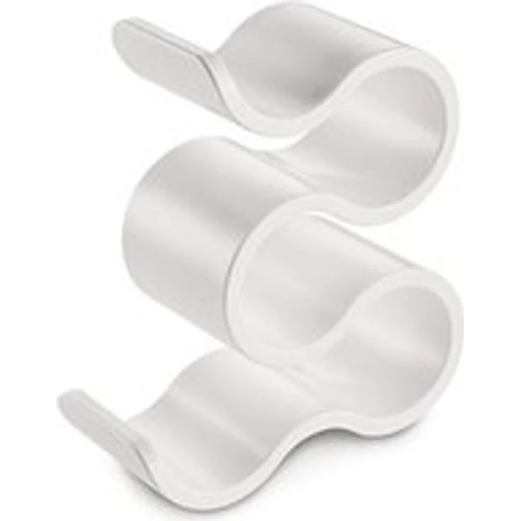koziol Flaschenregal Boa, Kunststoff, solid weiß, 11,1 x 23,6 x 28,6 cm