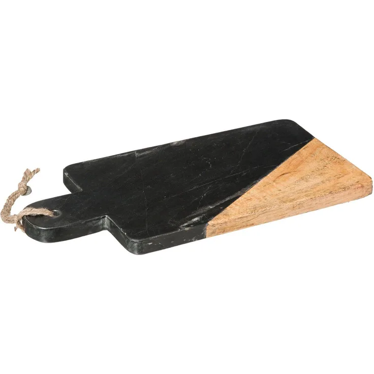 Schneidebrett GEOM HYGGE5 x 30 cm, Marmor schwarz