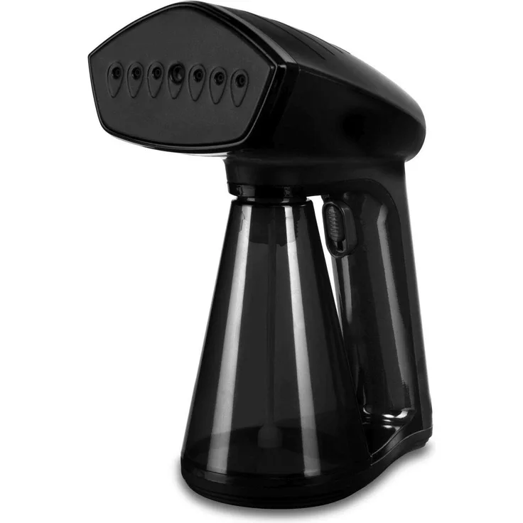 ZEEGMA Handig Steamer Dampfglätter Dampfbügeleisen Dampfer für Kleidung Sicherheit für alle Stoffe Starker Dampf Spezialbürstenaufsatz für dickere Stoffe 1500 W Schwarz, Steamer