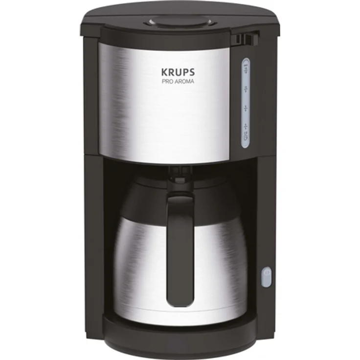 Krups KM305D10 ProAroma Thermo-Filterkaffeemaschine, 800 Watt, schwarz-edelstahl – Bild 1