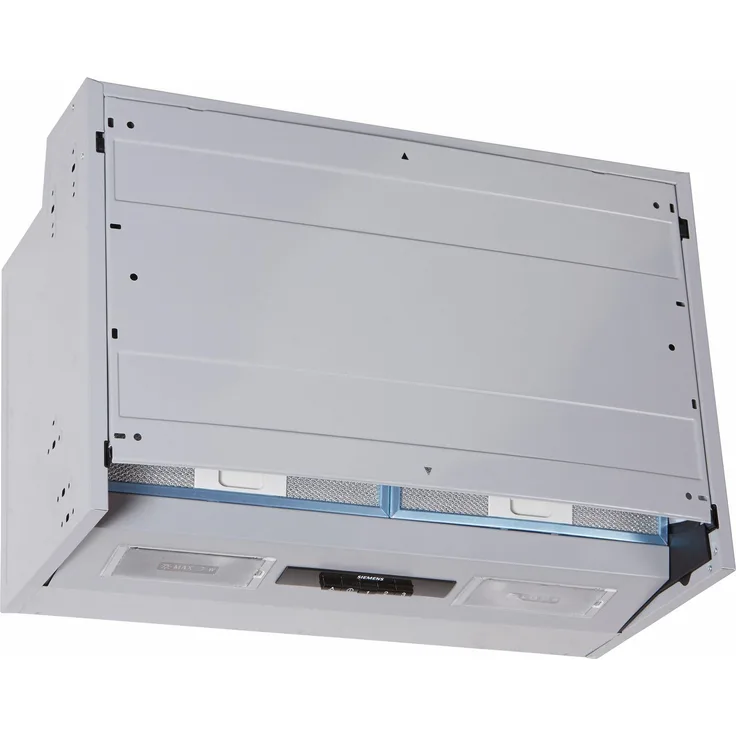 Siemens iQ100 LE66MAC00, Motorhaube, integriert, Breite: 60 cm, Tiefe: 27.1 cm, Absaugung und Rückführung (mit zusätzlichem Rückführungsset), Silber