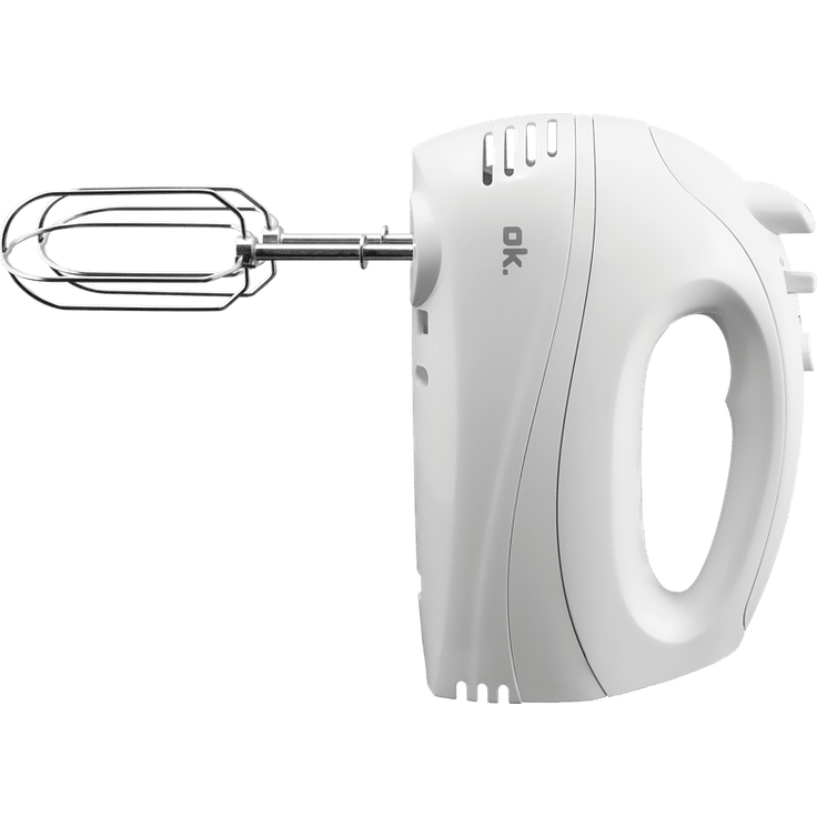 OK. OHM 2519 W Handmixer, 250W, 5 Geschwindigkeiten, Kunststoff, weiß