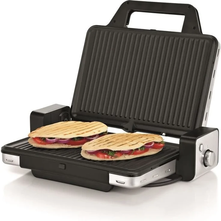 WMF Lono Kontaktgrill 2-in-1, Tischgrill, antihaftbeschichtete Grillplatten, 2100 W, 30 x 20 cm Grillfläche, edelstahl – Bild 13