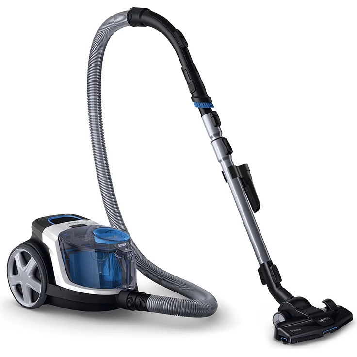 Philips beutelloser Staubsauger PowerPro Compact FC9332-09 (1,5 L Staubvolumen, integriertes Zubehör) weiß – Bild 2