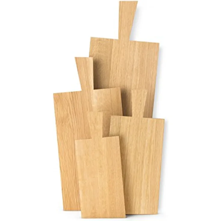 Continenta Schneidebrett mit Griff, Eiche, ca. 70 x 23 x 2,2 cm | CON-04104000