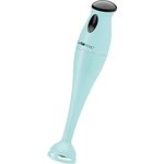 Clatronic SM 3577 Stabmixer mit kraftvollem 180 Watt-Motor, Edelstahlschlagmesser (rostfrei), inkl. transparentem Mixbehälter (500 ml) und Aufhängeöse, mint-grün, Kunststoff