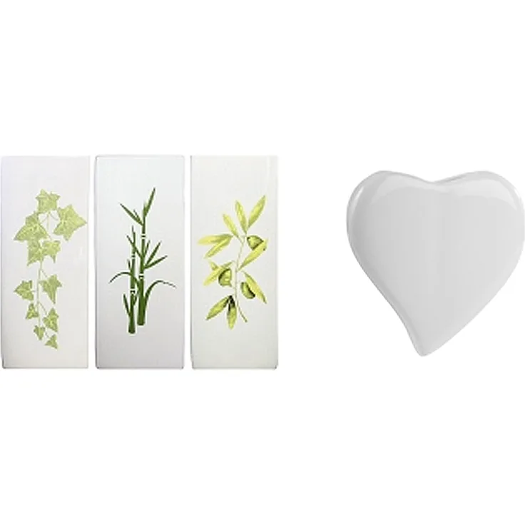 BENTA BENTA Flachverdunster Keramik Wild Flowers 250 ml 21x8,5x3,5cm sortiert Luftbefeuchter