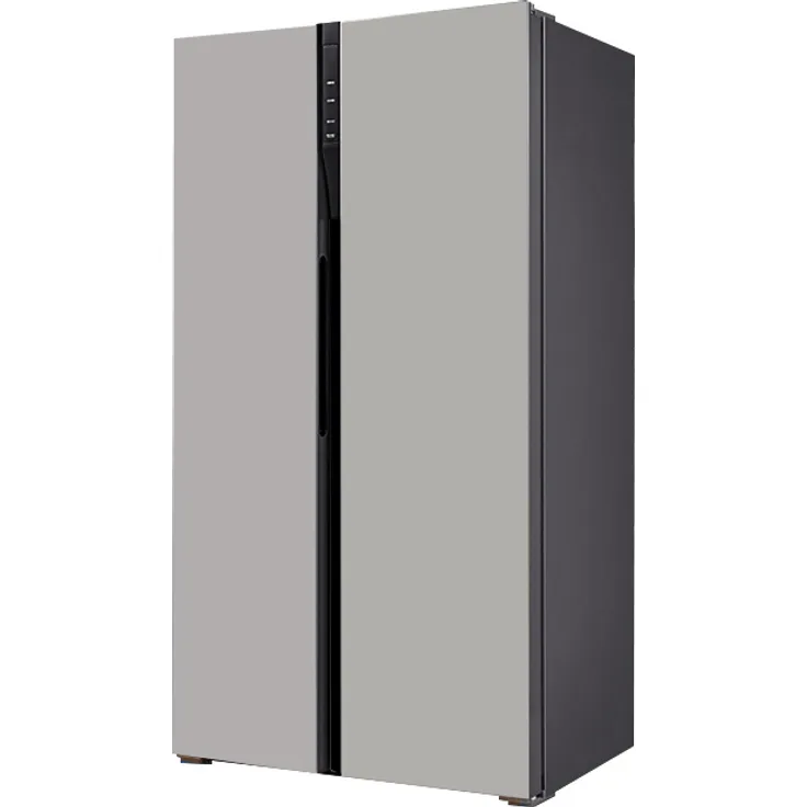 PKM SBS436.4NF IX Side-by-Side-Kühlschrank, freistehend, NoFrost, Breite 83.6 cm