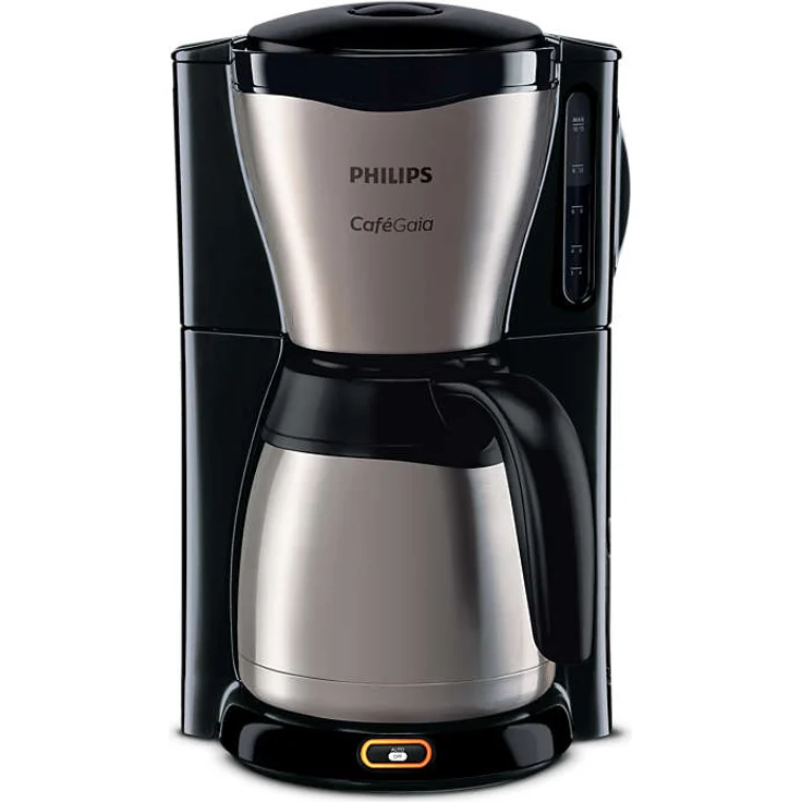 Philips HD7548 Gaia Therm Filterkaffeemaschine mit Thermokanne, für 15 Tassen, schwarz-grau – Bild 2