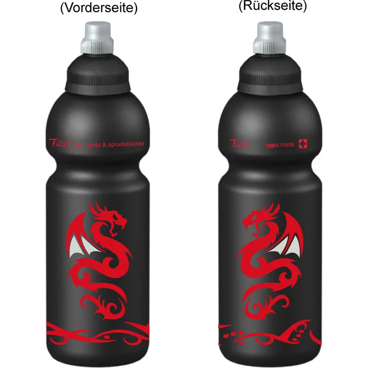 Fizzii Trinkflasche Drache 600 ml. auslaufsicher