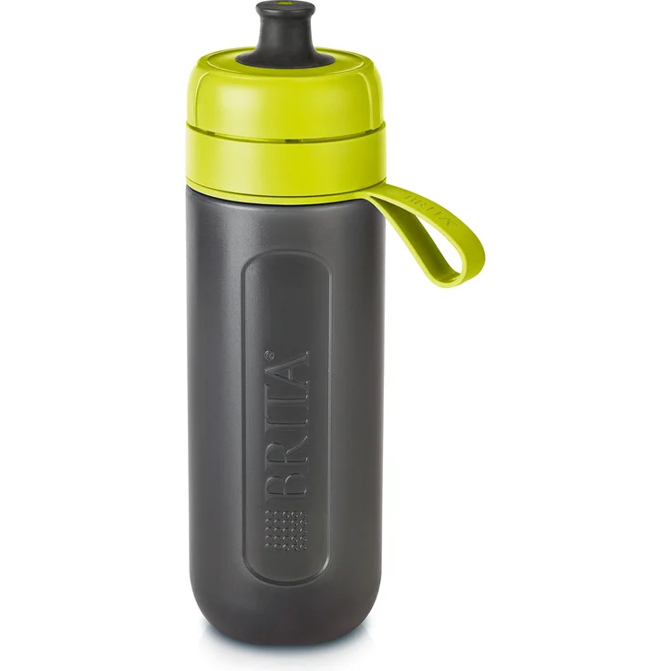 BRITA Wasserfilter-Flasche fill&go Active Limone – Robuste Sport Trinkflasche mit Wasserfilter für unterwegs aus BPA-freiem Kunststoff – Zusammendrückbar – Bild 2