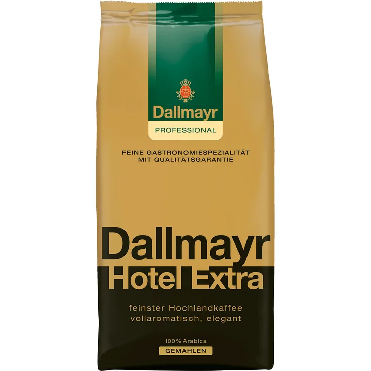 Dallmayr Hotel Extra gemahlen feinster Arabica Hochlandkaffee 1000g
