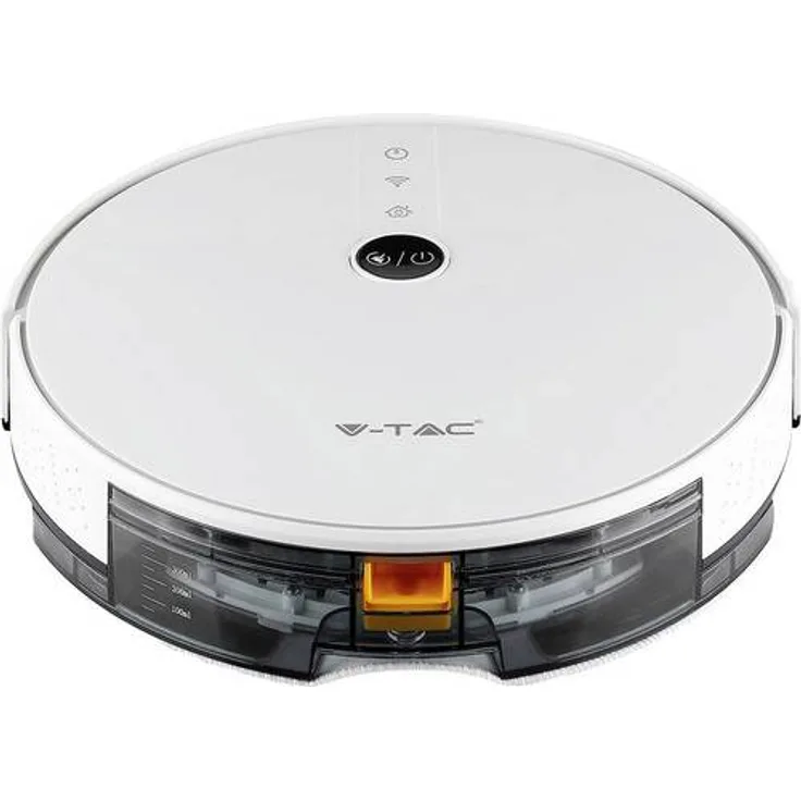 V-TAC VT-5555 white Reinigungsroboter Weiß Fernbedienbar,App gesteuert,Kompatibel mit Amazon Alexa,kompatibel mit Googl