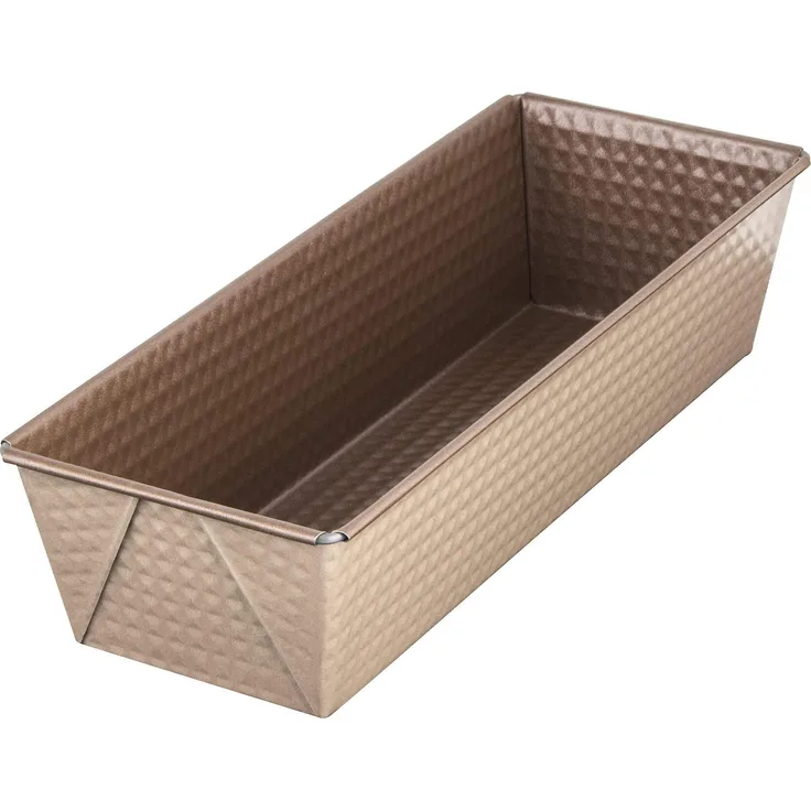 Zenker Königskuchenform 30 cm MOJAVE GOLD, Backform aus Stahlblech, Kastenform mit keramisch verstärkter Antihaftbeschichtung (Farbe: Mahagoni-Gold), Menge: 1 Stück