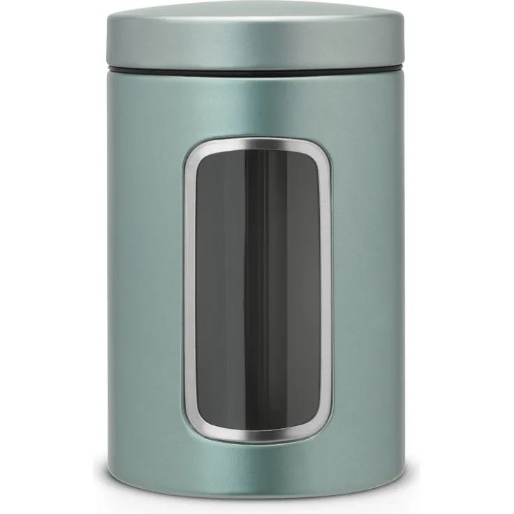 Fensterdose 1,4 L rund - Metallic Mint