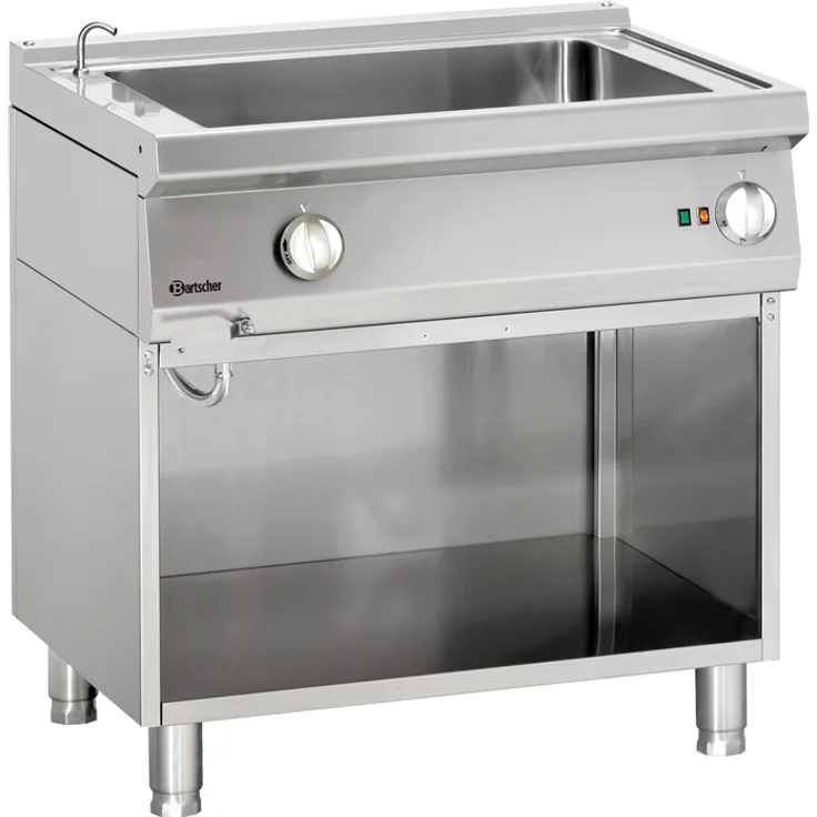 Bartscher Elektro-Wasserbad Becken mit Wassereinlauf, Serie 700, silber, 2000 Watt, Chrom-Nickelstahl, 286302