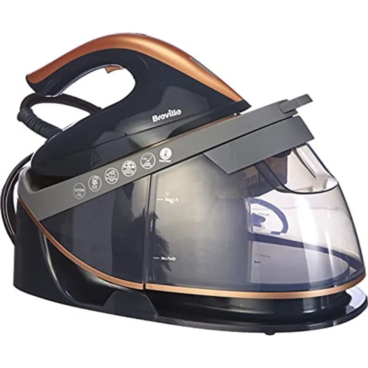 Breville VIN411X Dampfbügelstation, 2600 W, grau & roségold