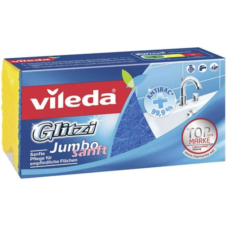 Vileda Badschwamm Glitzi Jumbo Sanft 00142