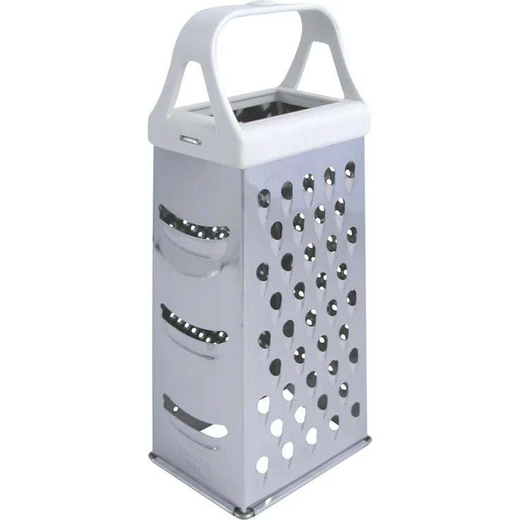 Metaltex 194610010 Vierkant Universalreibe 24 cm Edelstahl