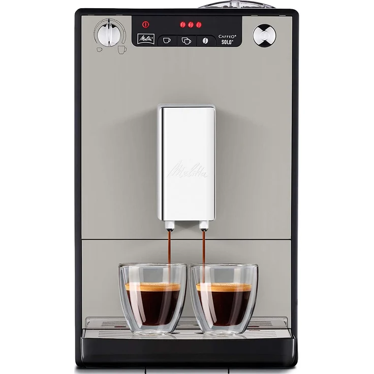 Melitta Solo Kaffeevollautomat (Exzellenter Kaffee-Genuss dank Vorbrühfunktion und herausnehmbarer Brühgruppe) E 950-777 sandy grey - Limited Edition – Bild 1