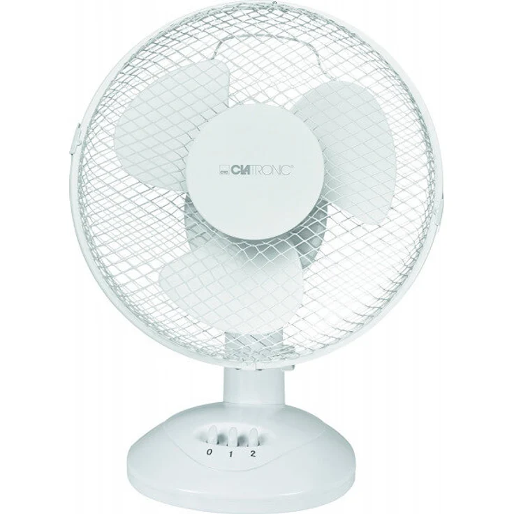 Clatronic VL 3601 Tischventilator, 23 cm Durchmesser, oszillierend, Neigungswinkel verstellbar, 2 Geschwindigkeitsstufen – Bild 1