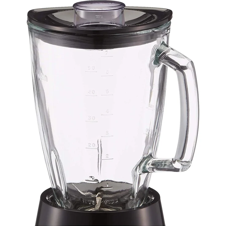 Braun TributeCollection JB 3060 Standmixer, 800 W, 24.500 U-min, 1,75 l ThermoResist Glas Mixbehälter, schwarz – Bild 2