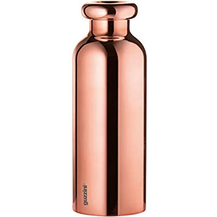 Guzzini On The Go Reise-Isolierflasche, Spalvieri & Del Ciotto, Ø 7.3 x h21.2 cm, 500 cc, Gold