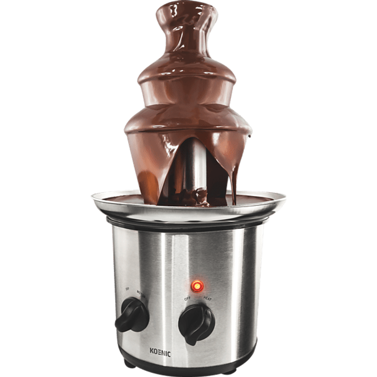 Koenic KCF 2221 Schokobrunnen, 320W, Thermostat, 1,5L, Edelstahl