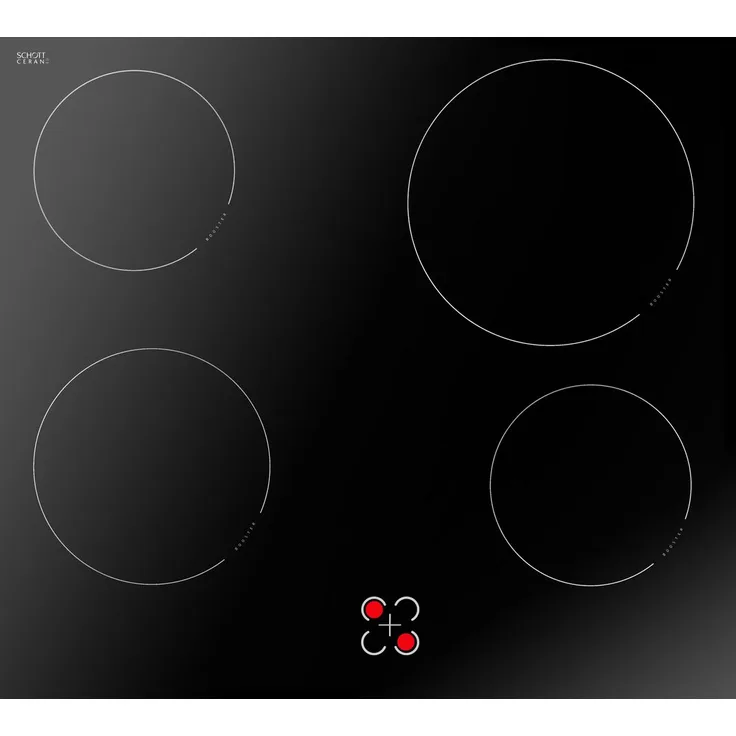 Amica Glaskeramikkochfeld herdgebunden 60 cm rahmenlos EC 744 100 C