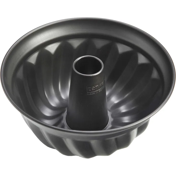 Zenker Gugelhupfform Ø 25 cm, Kuchenform stabil & beschichtet, für saftigen Gugelhupf, runde Backform mit Antihaftbeschichtung, Menge: 1 Stück