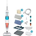 Rowenta RY8544 Clean & Steam Multi Dampfstaubsauger (2-in-1 Staubsaugen und hygienisch Dampfreinigen, 1700 Watt, Wassertankkapazität: 0,4 Liter, Staubkontainerkapazität: 0,5 Liter) weiß