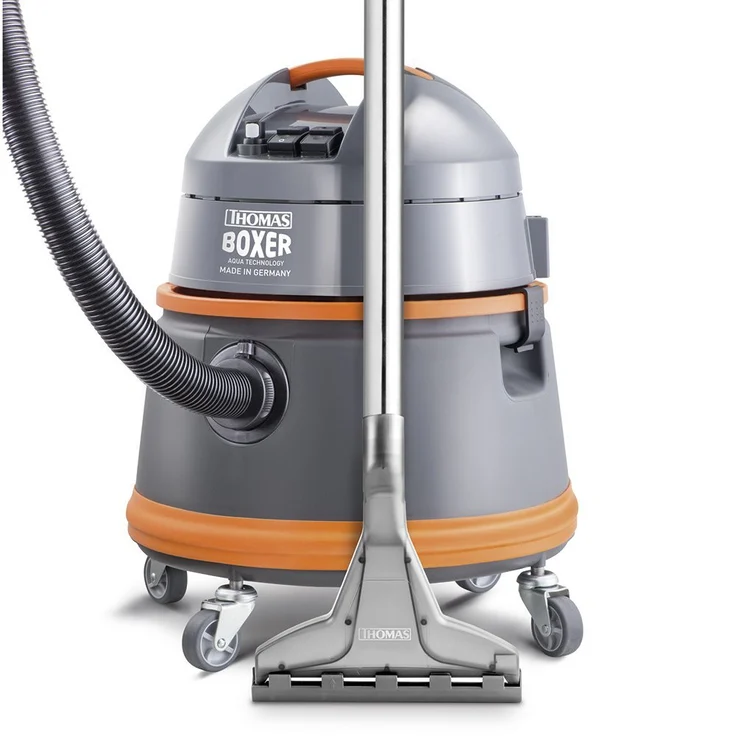 Thomas Boxer 788119 robuster und leistungsstarker Nass-Trocken Waschsauger, 1400 W, 4 Bar, grau - orange – Bild 2