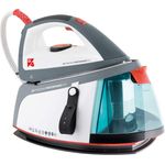 Di4 Jet Pressing Performance 6.5B-Dampfbügelstation, 2400 W, 1 Liter, Dampfstoß 420, kontinuierlicher Dampf 130 g-min, Automatische Abschaltung, Entkalkungs Kartusche, 1 Liter, Weiß-Grau