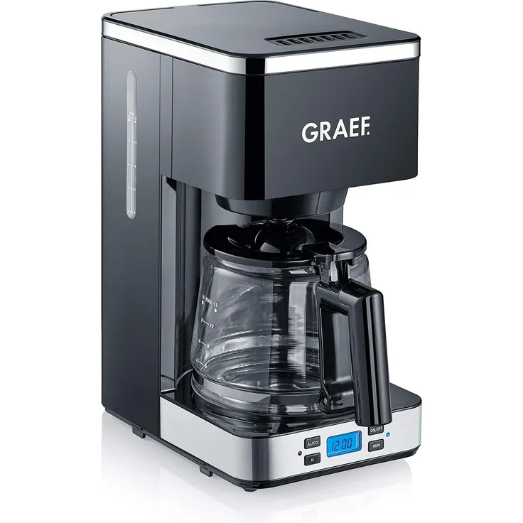 Graef FK502EU Filterkaffeemaschine, 1000, schwarz