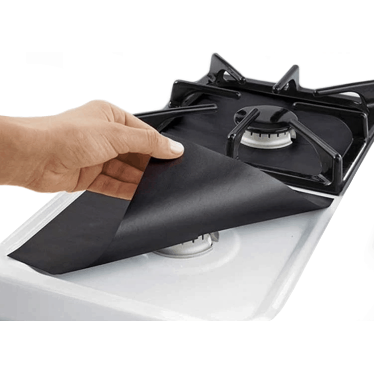 FireMat FireMat Gasbrenner-Kochfeld Protector 2er Set schwarz
