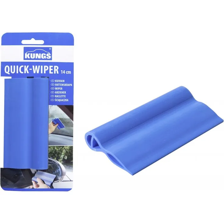 Kungs Quick Wiper Silikon Abzieher blau