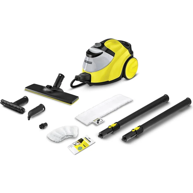 Kärcher Dampfreiniger SC 5 EasyFix 1.512-530.0 (Flächenleistung je Tankfüllung: ca. 150 m², Aufheizzeit: 3 min, Zuschaltung von Heißwasser, Tank permanent befüllbar und abnehmbar, Parkposition, weiteres Zubehör) – Bild 1
