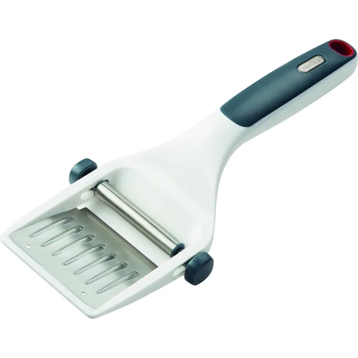 Praktischer Käsehobel, Scheibenschneider mit einstellbaren Schnitthöhen, sauberes Käseschneiden dank hochwertiger Edelstahlklinge