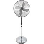 Ventilator Leise | Standventilator CoolBreeze 4000 | 40 cm Durchmesser, 50 Watt | Stand Fan Windmaschine Metall Chrom | für Bett, Schlafzimmer, Büro, Wohnung, Balkon, Terrasse | von SUNTEC