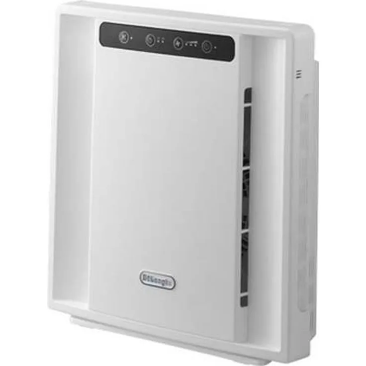 De'Longhi Luftreiniger AC75 elektrischer Staubfilter, saubere Luft für Allergiker & Raucher, entfernt Pollen und unangenehme Gerüche, für Räume bis 25 m², silber